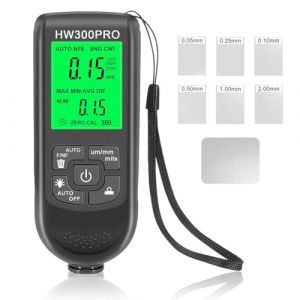 Testeur &Eacute;paisseur Peinture Voiture, D&eacute;tecteur de Peinture Voiture Mesure de 0 &agrave; 2000 &micro;m,Testeur Num&eacute;rique d'&Eacute;paisseur de Peinture pour Voiture, Appareil de Mesure de Peinture pour Fer Aluminium (LUPATDY-FR, neuf)
