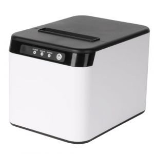 Bisofice Imprimante tickets thermique 80 mm, imprimante de ticket avec connexion USB + LAN, compatible avec commande ESC/POS pour restaurants, supermarch&eacute;s, commerce (Feidoya, neuf)