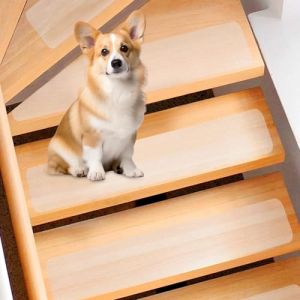 Azyvum Transparent Tapis Antidérapant,Lot de 18 Bandes Anti Dérapant Tapis Escalier Moquette 15 x 60 cm Bande Antidérapante Escalier en Bois Protection Couvre Marche Escalier (STANILA FOYA SHOP S.R.L., neuf)