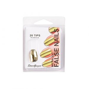 Stargazer Re-Usable False Nails - Gold Metallic (Universal Exports 2015, neuf)