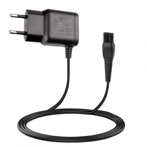 Chargeur Rasoir 15V pour Philips HQ8505 Alimentation Électrique Cordon 1M Compatible avec Série 3000 5000 7000 9000 QP6510 QP6520 QP6530 MG7720 MG7710 BT5509 Noir (TuDiHaKe, neuf)