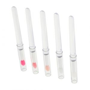 EXQUIMEUBLE 5pi&egrave;ces Pinceaux Applicateurs Silicone R&eacute;utilisables Pour L&egrave;vres Et Yeux Pratique Pour Maquillage Et Masque &agrave; L&egrave;vres Outils De Beaut&eacute; Compact Et L&eacute;ger (MLOOZK, neuf)