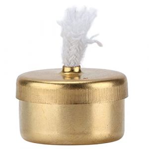 Lampe du br&ucirc;leur d'alcool, mini chauffage d'alcool en cuivre Burning Light Stirling moteur de vapeur moteur de moteur &eacute;thanols lampe du br&ucirc;leur de laboratoryoratoire (Julianne-EU, neuf)