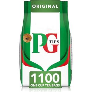 PG Tips Original, Th&eacute; Noir, Sachets de Th&eacute; Individuels, Go&ucirc;t Cors&eacute; et Rafra&icirc;chissant, Vitalit&eacute;, Lot de 12x80 sachets, 1100 Sachets individuels (PENNGUIN-FR-CAMON, neuf)