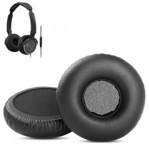 HTINDUSTRY Coussinets de Remplacement compatibles avec Le Casque JVC HA-S500/SR500/S400/S360 Coussinets avec Cuir protéiné Plus Doux/Mousse à mémoire de Forme (HTINDUSTRY-EU, neuf)