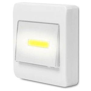 Eaxus Applique murale LED &agrave; piles - Lampe de cuisine, interrupteur pour cuisine, garage, etc. - Lampe d'armoire - Blanc (EAXUS - home electronics from Germany, neuf)