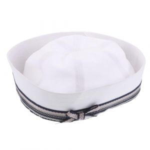 LIFKOME Chapeau Marin Élégant avec Casquette de Capitaine Légère et Respirante pour Cosplay Plage et Tenues Décontractées Tour de (Lmposing, neuf)
