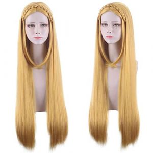 Role Play Wig For Anime Zelda Elizabeth Smith Princess Zelda Long Heat Resistant Hair Cosplay Wigs (good stuff A, neuf)