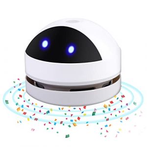 Mini Aspirateur de Table, USB Rechargeable Aspirateur de Bureau Poussi&egrave;re, Portable Mini Aspirateur de Bureau pour Table Bureau Coussin Voiture Clavier, Ramasse Miette (YuKong-EU, neuf)