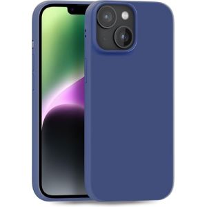 MyGadget Coque pour iPhone 14 - Case TPU Souple - Cover Protection Extra Fine & L&eacute;g&egrave;re - &Eacute;tui Color&eacute; Anti Choc et Rayures - Bleu Fonc&eacute; (DBSW Trading GmbH, neuf)