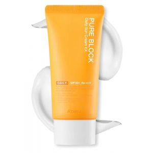 APIEU Bloc Pur Naturel Crème Solaire Spf45/Pa +++ (FACESHOP, neuf)