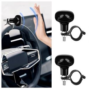 Boule Volant de Voiture,Boule Volant Camion Économique en Rotation à 360° pour Utilisation Facile,Accessoire Voiture Universel pour Boule de Volant de Voiture SUV Camion Tracteur (GTLM, neuf)