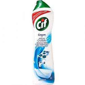 CIF Lot de 8 flacons de lait à récurer Crème originale Élimine la saleté tenace 500 ml (IwonaTEC, neuf)