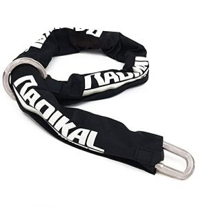 Radikal RK11120L Chaîne de Sécurité Chaîne Antivol Robuste Moto Acier Cimenté Ø 11 Hexagonal, boucle 120 cm (AXEKIP-motorax, neuf)