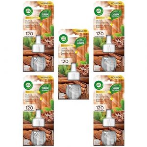 Air Wick Lot de 5 Recharges électriques de parfum aux huiles essentielles - Cannelle (Stock Bureau Maison Bien-être, neuf)