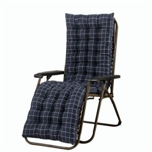 Coussin De Chaise Coussin De Chaise Longu Bain De Soleil, Longue De Jardin Coussin Transat Jardin Exterieur Matelas Pour Transat Coussin Transat Pour Fauteuil Relax Lounge(D,120x48cm/42.7x18.8in) (Lausit Zenr, neuf)