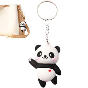 Porte-Cl&eacute;s pour - Porte-Cl&eacute;s Panda Mignon en 3D | D&eacute;coratif Dessin Anim&eacute; Pendentif 3D pour Filles Gar&ccedil;ons Cadeau Anniversaire &Eacute;cole Maternelle Trousse Scolaire (guichuang1120us, neuf)