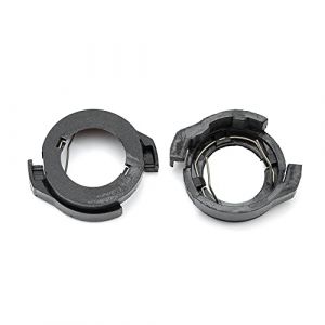 Nslumo Adaptateur de douille H7 support d'ampoule led pour Re/nault Megane IV Peug.eot Rifter Fo/rd Kuga II V/W Passa/t B6 Eos support de base de phare led clips de fixation (Nslumo Autolight, neuf)