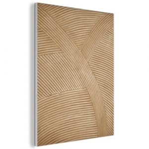 MuchoWow© Panneau Acoustique 70x100 cm decoratif Mural Acoustic Panels Feutre Murale Plaque isolante anti bruit Mur Panneaux Structure - Nature - Art - Rotin (MuchoWow GmbH, neuf)