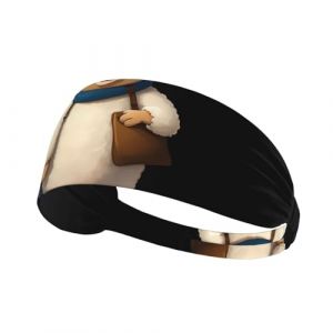 Bandeau de sport élastique YYHWHJDE Mouton avec imprimé sac à dos Bande athlétique pour femmes et hommes (lixiaolide321, neuf)