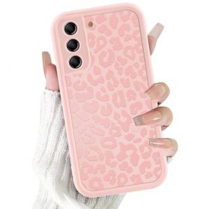 ZhuoFan Coque pour Samsung Galaxy S21 FE 5G 6,4”, Aesthetic Léopard Motif Étui Rose Mat Housse Ultra Mince TPU Souple Silicone Case Antichoc Anti-Rayures Bumper Protection Cover, 03 (BAROR TRADING, neuf)