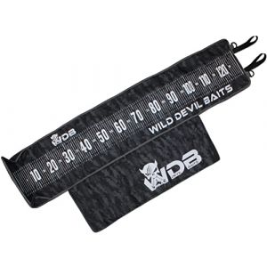 Angel-Berger Wild Devil Baits Tapis de mesure Camo Measure Mat 130 cm avec mètre ruban Motif poissons Predatory (Angelshop-Berger, neuf)