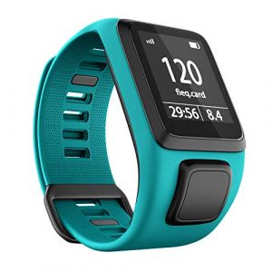 ANBEST Bracelet en TPU Compatible avec Tomtom Runner 3/Spark 3/Runner 2/Adventurer 2 Bracelet, Bande Confortable Adapt&eacute; au Tomtom Runner 2 Music/Spark 3 Cardio Montre Intelligente, Bleu Roche (ANBEST Store, neuf)