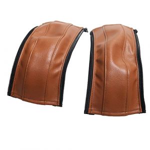 Couverture de poignée d'accoudoir en cuir de poussette de bébé compatible avec la poussette Cybex Mios, housses de protection de barre de cas de douille de pare-chocs (marron) (jinxiangxianxiaoerduoshangmaoyouxiangongsi, neuf)