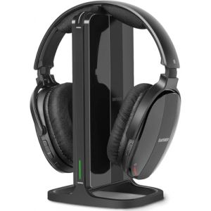 Casque sans Fil pour Regarder la télévision avec Station de Charge et émetteur RF, Casque TV Confortable pour Seniors, Compatible avec Toutes Les télévisions (CLASSIC TECH, neuf)
