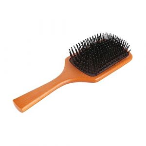 LRXIYODE Brosse à Cheveux Bois Avec Picots Brosse De Massage Pour Chevelu Peigne De Démêlage Pour Femmes Accessoire De Voyage Pratique Pour Coiffage Facile (XPWU, neuf)