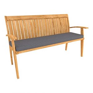 POKAR Coussin Banquette Galette de Chaise Banc de Jardin Coussin Banc Mousse pour Coussin Housse Coussin pour Intérieur ou Extérieur (100 x 40 x 5, Anthracite) (EURAKOP-FR, neuf)