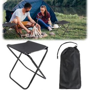 ZLXFT Si&egrave;ge de Camping Portable,Pliant Tabouret,Tabouret Pliable de Camping,Mini Chaise Pliante Portable,Petite Chaise de Camping en Aluminium,pour Voyage Randonn&eacute;e P&ecirc;che (DONGWAN, neuf)