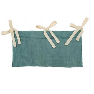 Sac de Rangement Suspendu pour Lit de B&eacute;b&eacute;, Organisateur De Lit B&eacute;b&eacute; Suspendu Organiseur de Berceau pour B&eacute;b&eacute; Sangles R&eacute;glable Sac De Rangement De Chevet pour Couches, Jouets, V&ecirc;tements (Haptre, neuf)