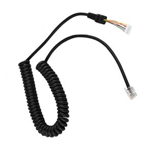 Dioche Câble de Microphone, Mh 48 Câble Microphone ligne de remplacement d'autoradio, ligne de Microphone à main pour MH-48A6J (Ruttiy, neuf)