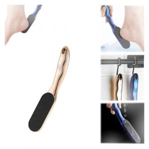 Foot File, Nanoglass Foot File, And To Hard Skin And Dead Skin Foot Scrubber, Wet And Dry Feet Callus Remover For Feet, Lightweight Foot Scrubber(Gold) (zhikong, neuf)
