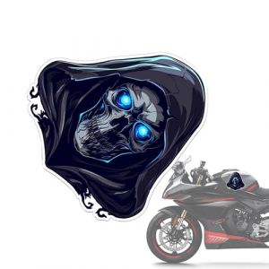 Autocollants de fenêtre arrière de voiture Tête de mort, autocollants de voiture et décalcomanies | Autocollants de voiture Crâne, autocollants de fenêtre d'Halloween, autocollants de capot de (cicrel, neuf)