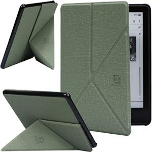 ZhaoCo Étui pour Kindle Paperwhite 6,8 Pouces 11eme génération 2021 et Kindle Paperwhite Signature Edition E-Reader Housse Coque en Cuir PU, Affichage Vertical et Horizontal - Sarcelle (DODO CREATE UK, neuf)