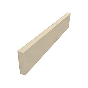 KLEMP Panneaux Plinthe - Façade Plinthe avant pour lave-vaisselle 19mm - 444x95mm - Crème haute brillance HG-144 Panneau frontal du lave-vaisselle entièrement intégré (Ambientmarketing, neuf)