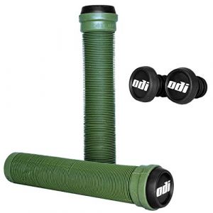 ODI SLX Soft BMX Dirt Stunt Poign&eacute;es de trottinette 160 mm avec barends + autocollant Fantic26 (olive) (Fantic26 Funsport GmbH, neuf)