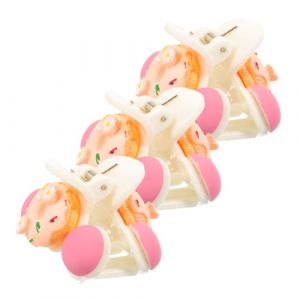 TOVINANNA 3 Pièces épingle à cheveux brosse à cheveux en poils de sanglier pinces à griffes pour cheveux épais dame hairpin hair clip pinces à mâchoires pinces à cheveux Plastique (Qieiyi, neuf)