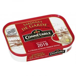 CONNETABLE - SARDINES DE GARDE &Agrave; L'HUILE D'OLIVE VIERGE EXTRA 115G - LOT DE 4 (Ma Biotique, neuf)