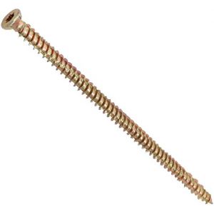 AERZETIX - C44670 - Lot de 20 Vis pour béton Ø7.5x152mm à empreint étoile T30 - montage directe sans cheville - à tête fraisée - en acier zingué - ancrage fixation bâtiment charpente bois (Tuning, neuf)