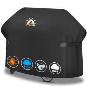 Zettum Housse de Barbecue 208 cm – Grande Housse de Barbecue Exterieur pour Weber Summit 600 Series, Genesis 600 Series imperméable, Bâche de Protection pour Monument, Brinkmann (208 x 68 x 127) (zettum-outdoors, neuf)