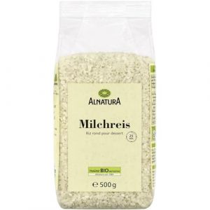 ALNATURA &ndash; Riz Rond Moelleux Id&eacute;al pour Risotto et Desserts, Texture Fondante (500g) - Le Lot De 4 (Franc shopping, neuf)