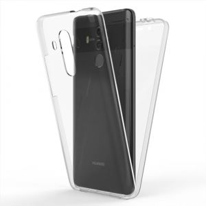 NALIA Coque Integrale Compatible avec Huawei Mate 10 Pro, Mince Housse Avant & Arrière Protection avec Verre Trempé, Ultra-Fine Cover Bumper Case Etui pour Telephone Portable, Couleur:Transparent (BF-Commerce GmbH, neuf)