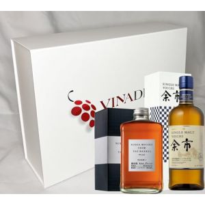 Coffret Cadeau Vinaddict - Whiskys japonais : Nikka From the Barrel 50cl & Yoïchi Single Malt 70cl. (Vinaddict, neuf)