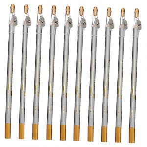 Mikikit 10Pi&egrave;ces Crayon &agrave; Sourcils Aiguiseur Int&eacute;gr&eacute; et Longue Tenue Outil pour Parfait Yeux (Famidago, neuf)