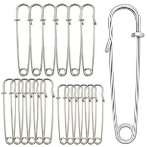 Lot de 18 Epingle a nourrice, Epingles a nourrice, grandes &eacute;pingles en acier robuste, pour kilt, &Eacute;pingles extra g&eacute;antes pour couvertures fixes, ch&acirc;les, jupes, v&ecirc;tements, travaux manuels, toile (SHI MEIPING DE SHOP, neuf)