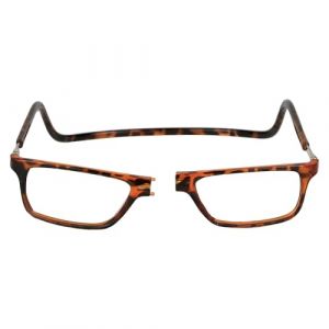 NEW VISION Lunettes, Lunettes Loupe, Lunettes De Lecture Magnétique, Longueur RéGlable Lunette De Lecture Homme Femme, NV2904 (NoirRouge, 1.5, diopters) (New Vision Milano, neuf)