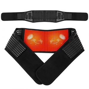 ACWOO Ceinture Lombaire Auto-Chauffante, Ceinture Thérapie Magnétique Auto-Chauffante Réglable, Auto-Chauffant Thérapie Magnétique Ceinture, Ceinture De Contrôle Du Ventre, Soulage la Douleur (AOGOE-EU, neuf)
